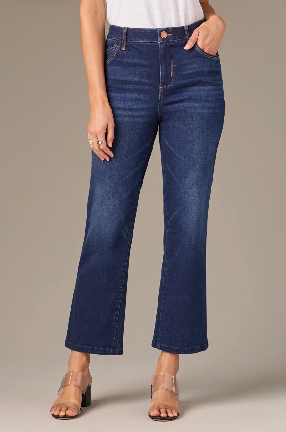 Wit & Wisdom Bennett Cropped Barely Boot Jeans
