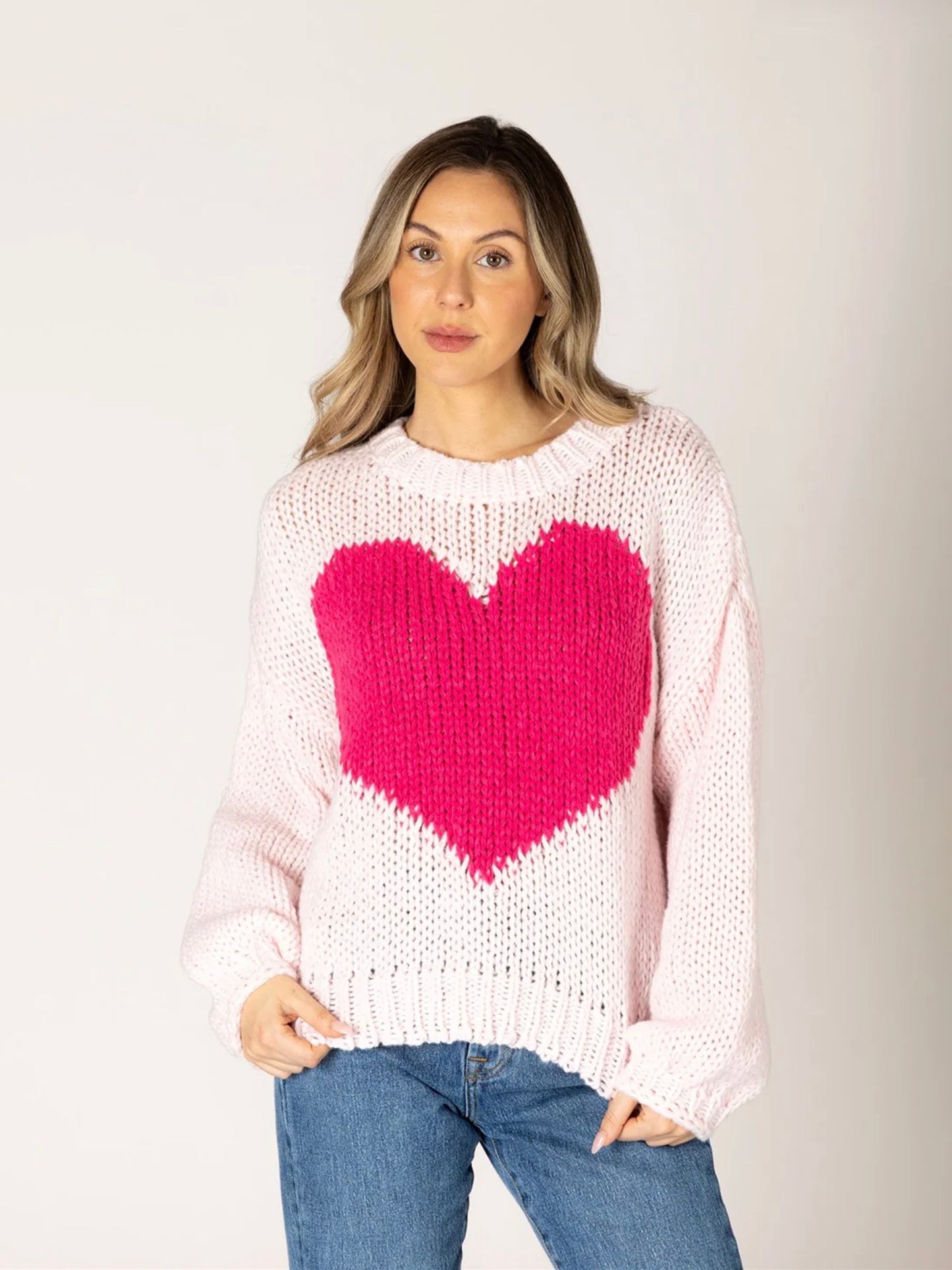 Lyla & Luxe Lucy Heart Sweater