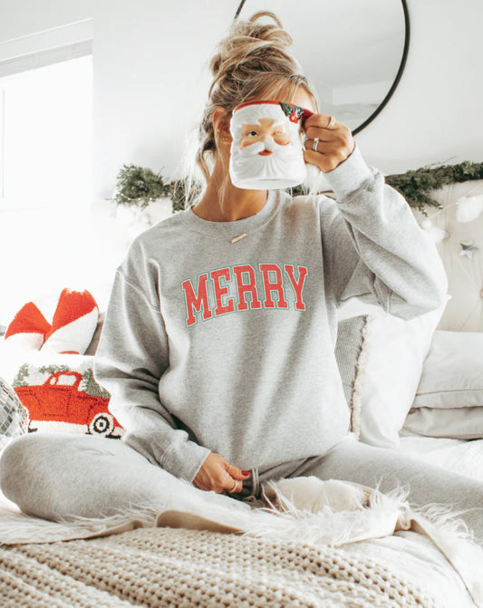 Merry Crewneck Grey