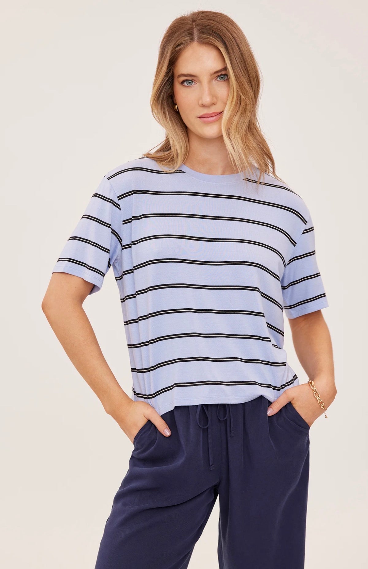 Gentle Fawn Jaxon Sky Stripe Tee