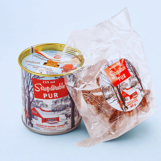 Seracon Mini Maple Syrup Candle + Candy Gift Set