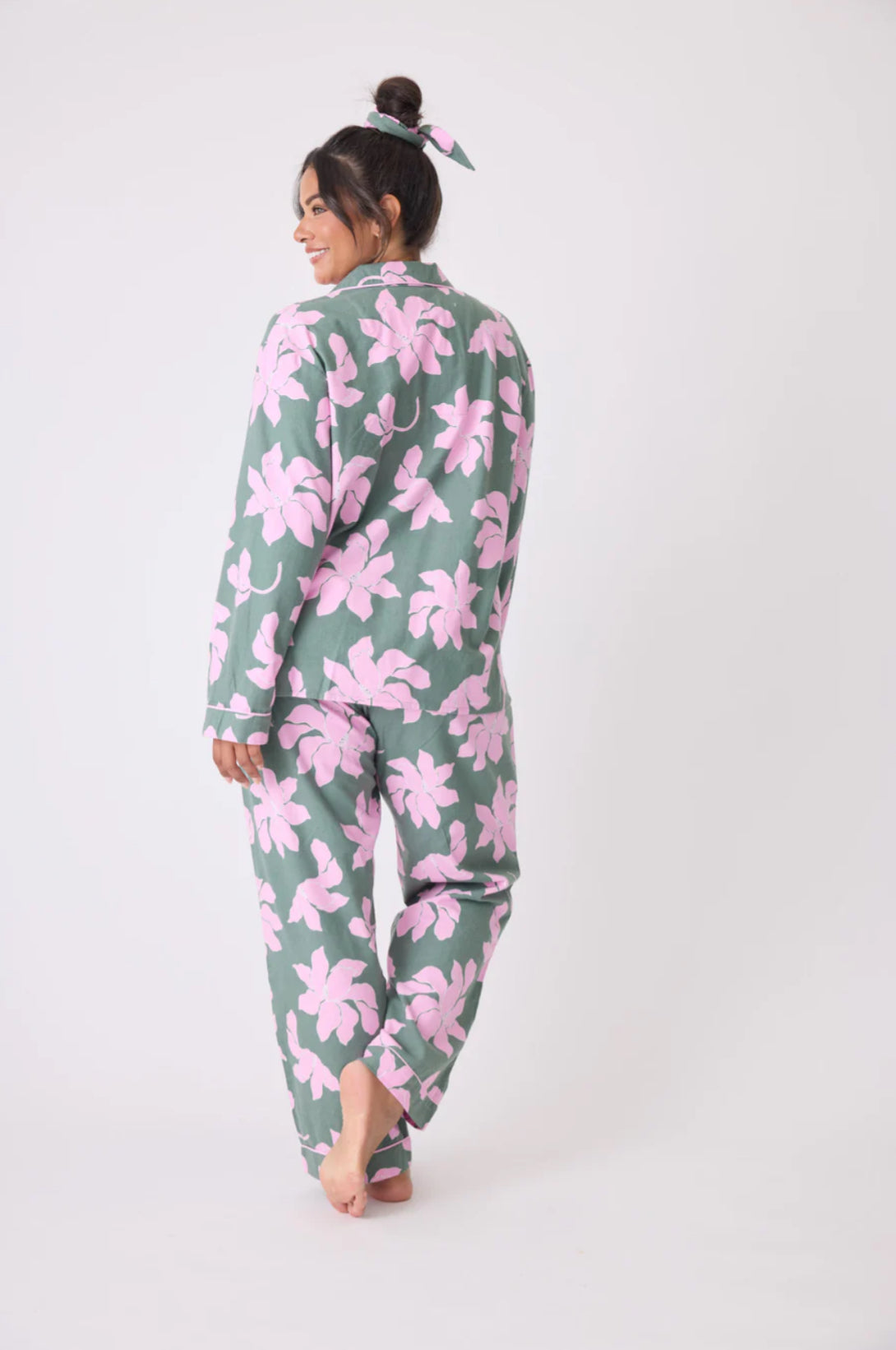 PJ Salvage Find Peace Within Flannel Pj Set