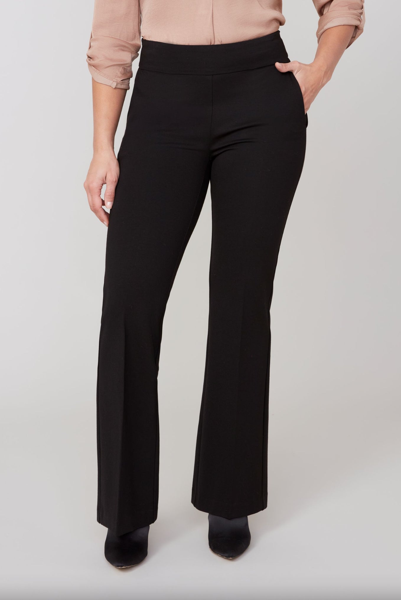Renuar Flare Dress Pants Black