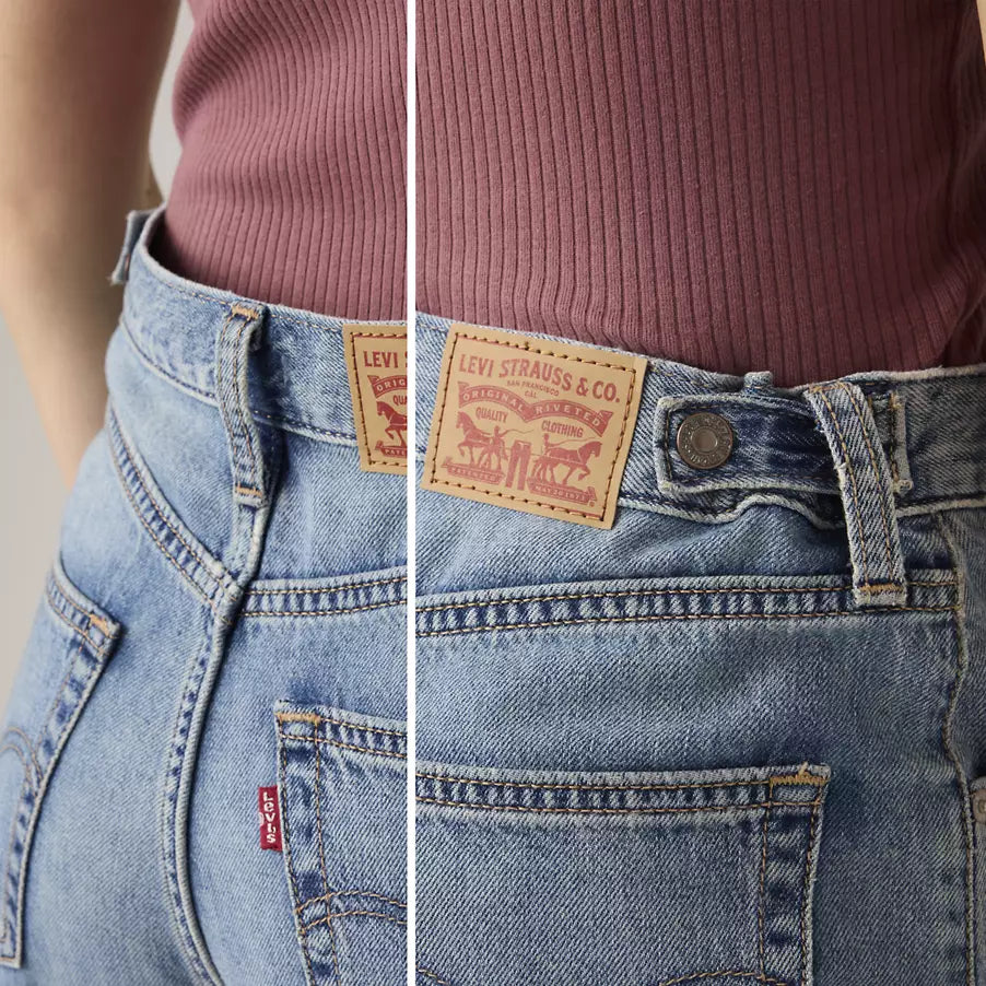 Levi’s Cinch Mid-Thigh Shorts Med Wash