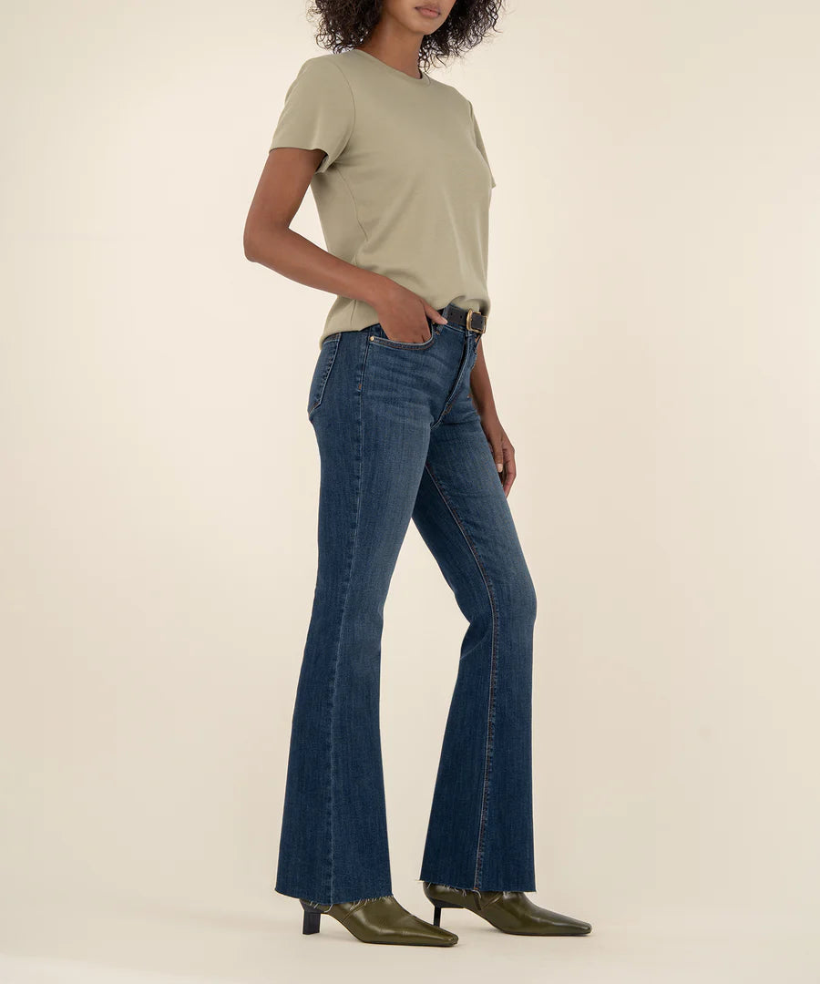Kut Stella High Rise Flare Jeans Intriguing