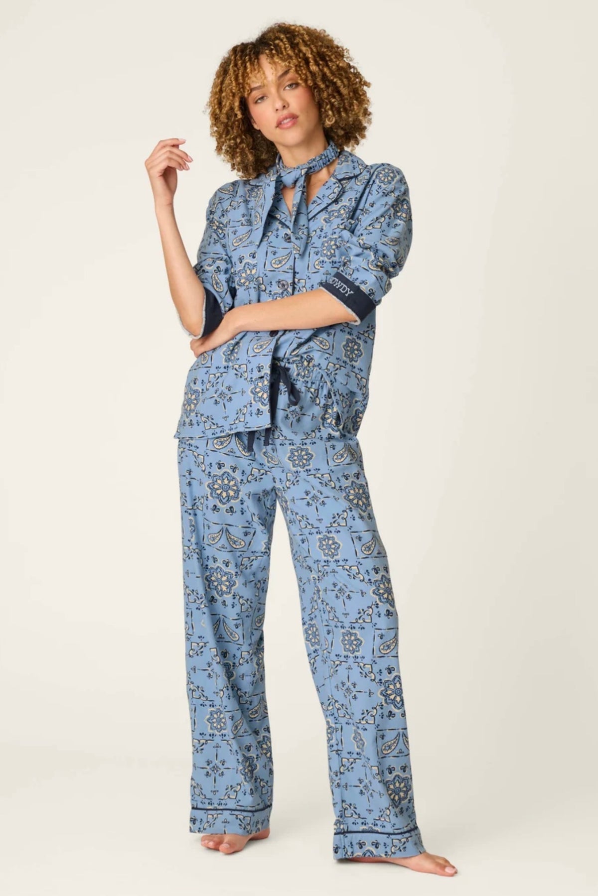 PJ Salvage Howdy Flannel Pj Set