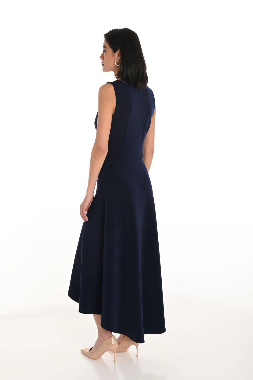 Frank Lyman Maxi Sleeveless Dress Midnight Style 254009