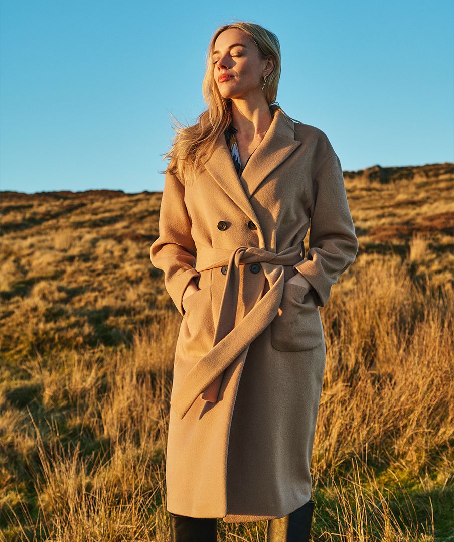 Esqualo Patch Pocket Trench Coat