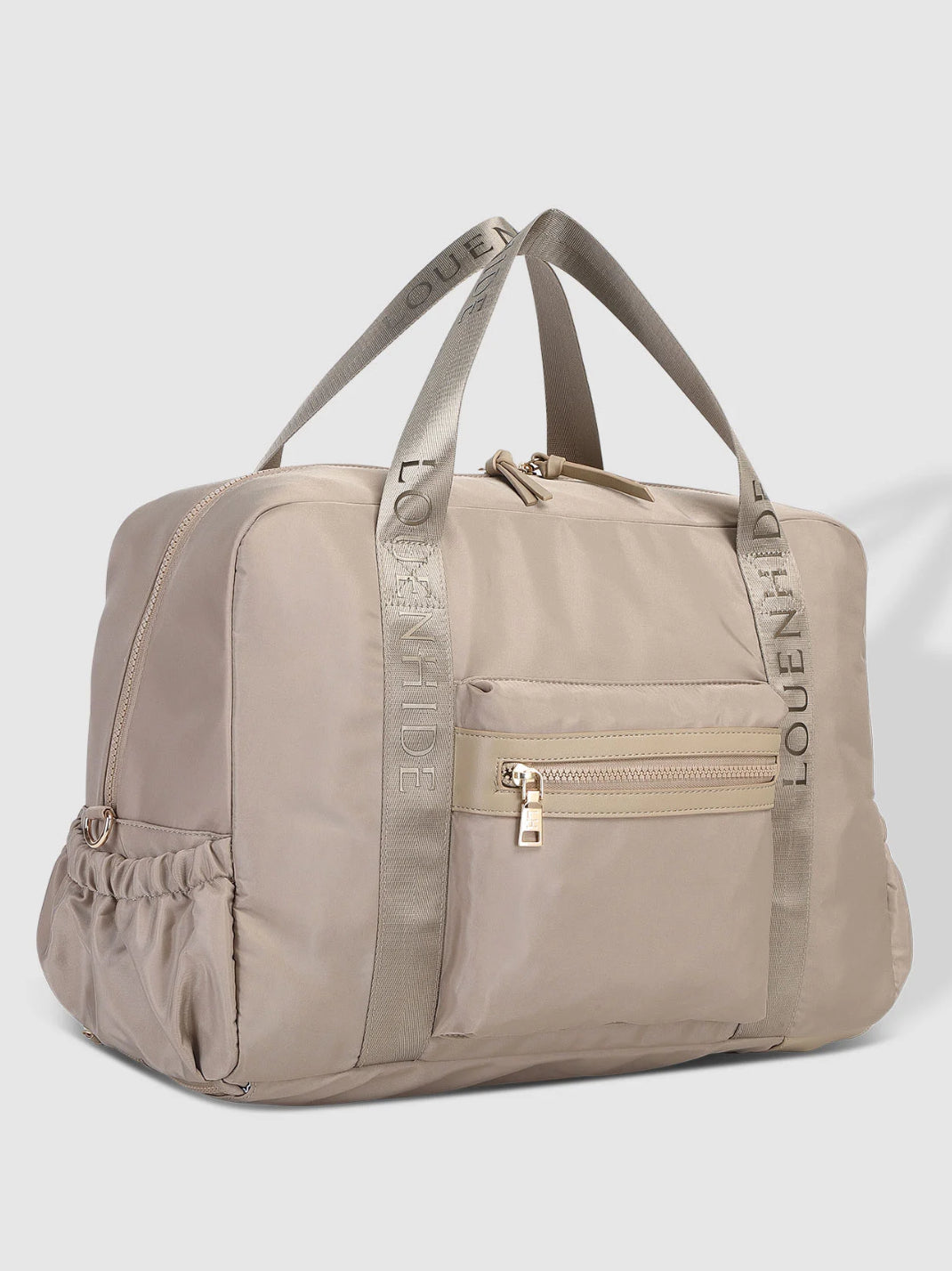 Louenhide Jenn Nylon Travel Bag Beige