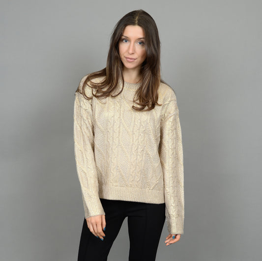 RD Style Rowayne Sweater Gold Foil