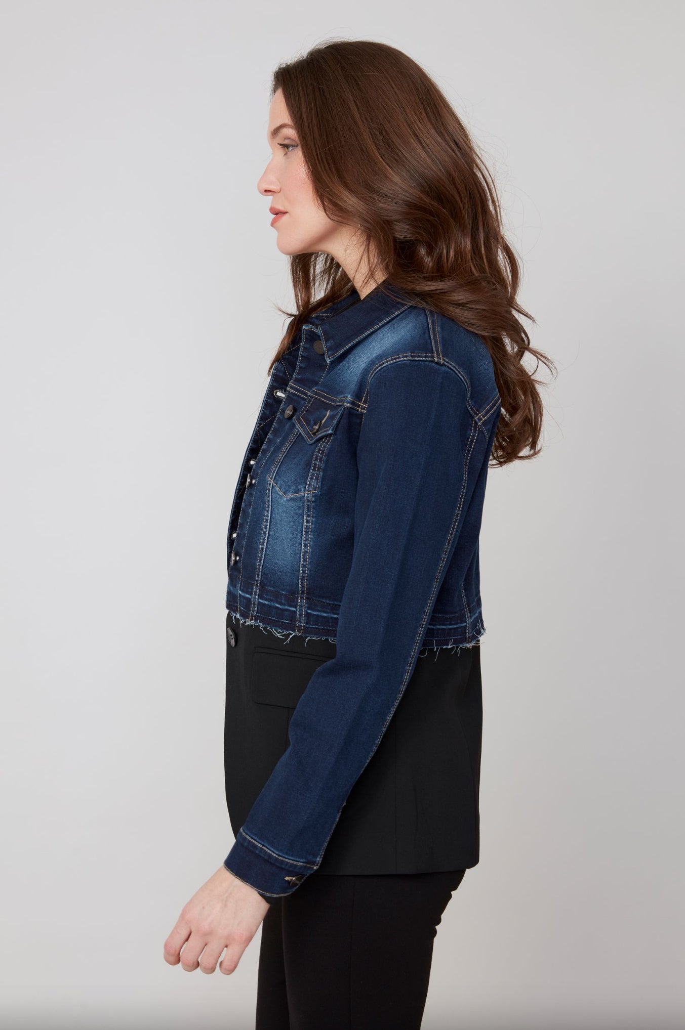 Renuar Half Denim Blazer Indigo