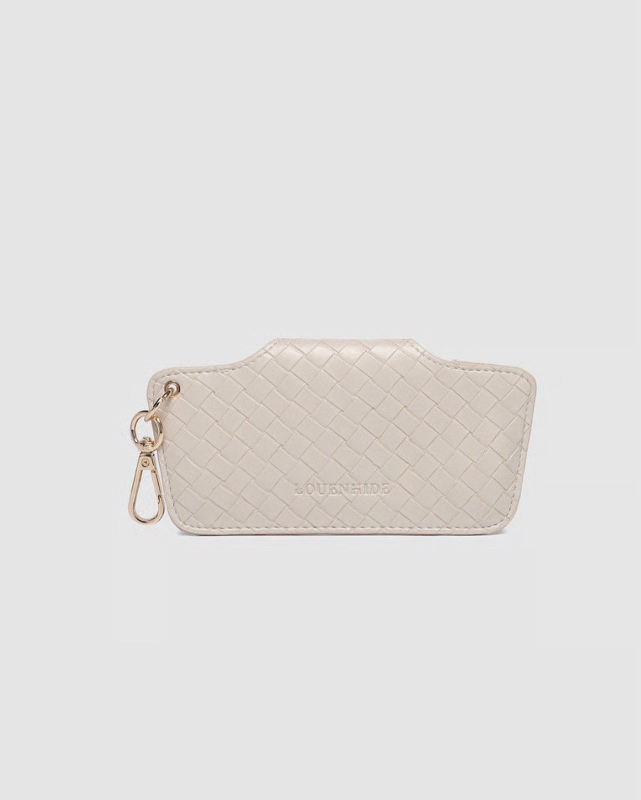 Louenhide Skittle Sunglasses Case Woven Vanilla