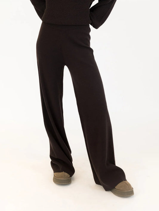 Lyla & Luxe Pico Pants Chocolate Brown