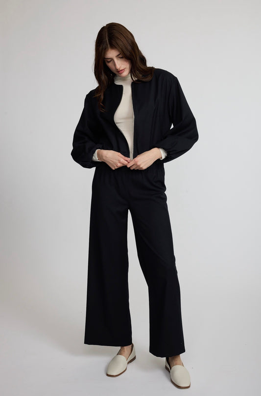 Pistache Stretch Pull On Pants Midnight Navy