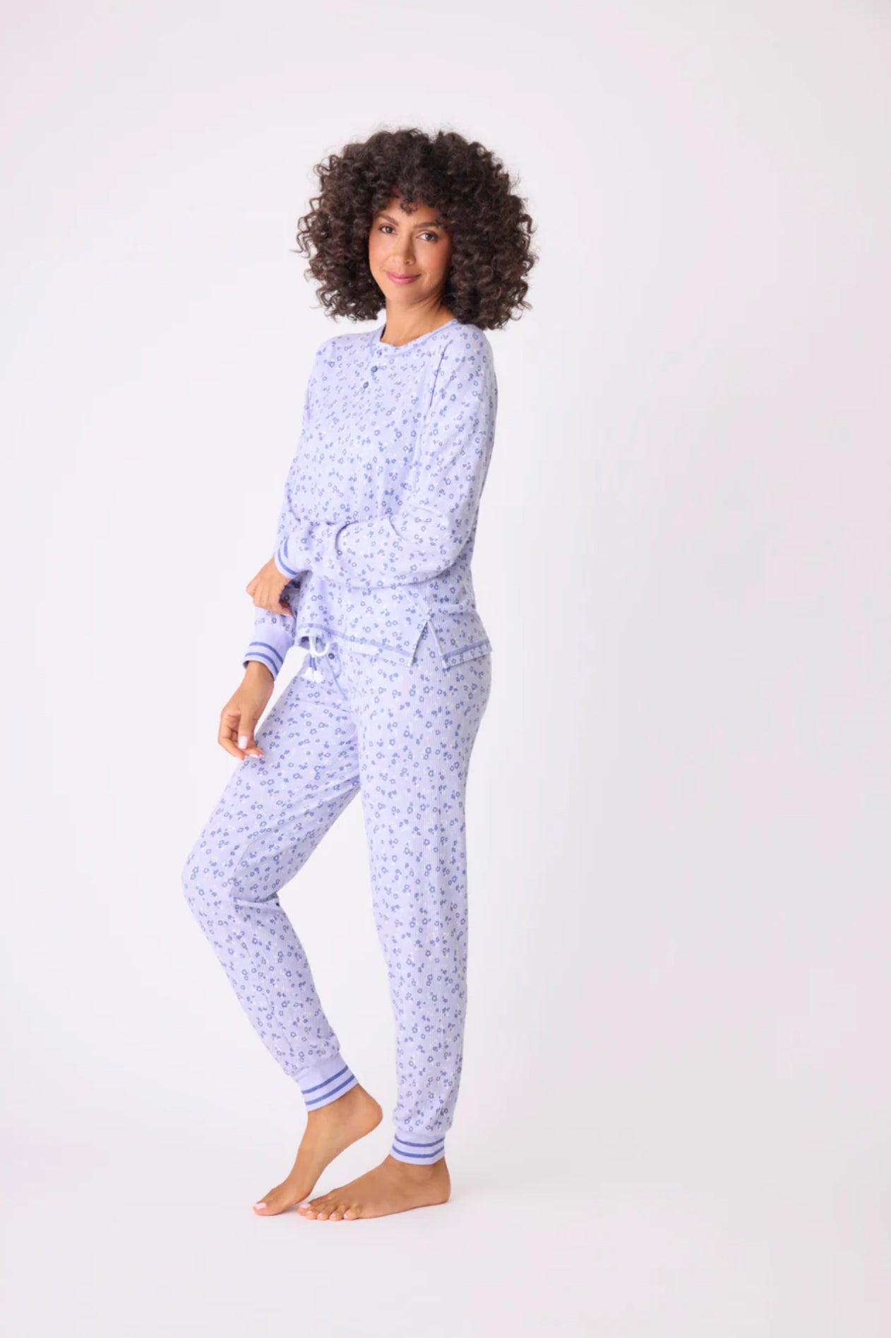 PJ Salvage Peace & Love Ditsy Floral Pj Set