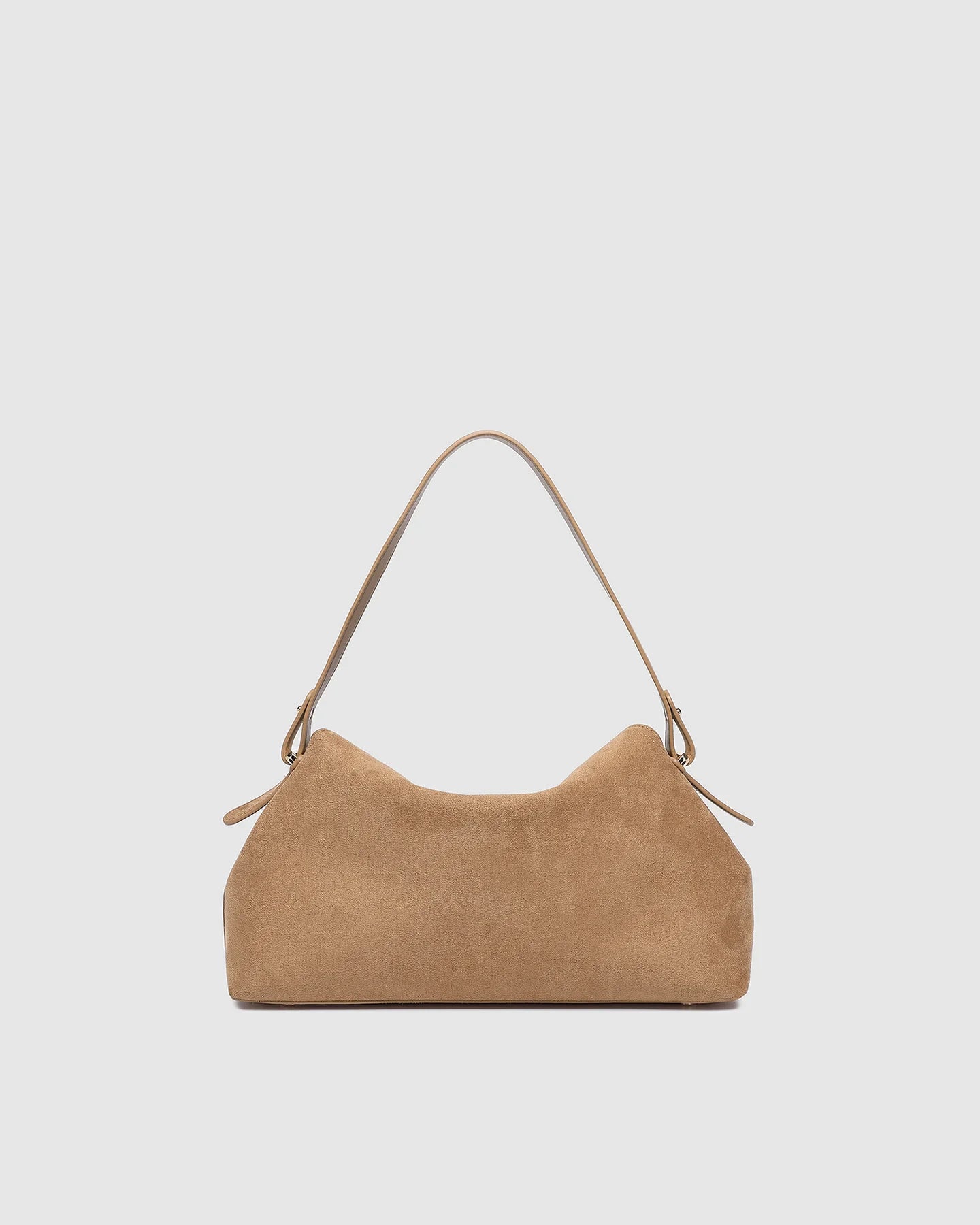 Louenhide Nicole Suede Handbag Honey
