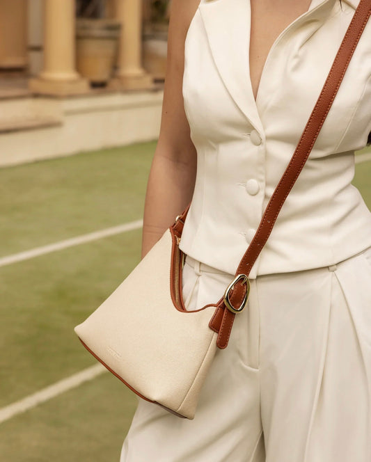 Louenhide Amelia Shoulder Bag Raffia Tan