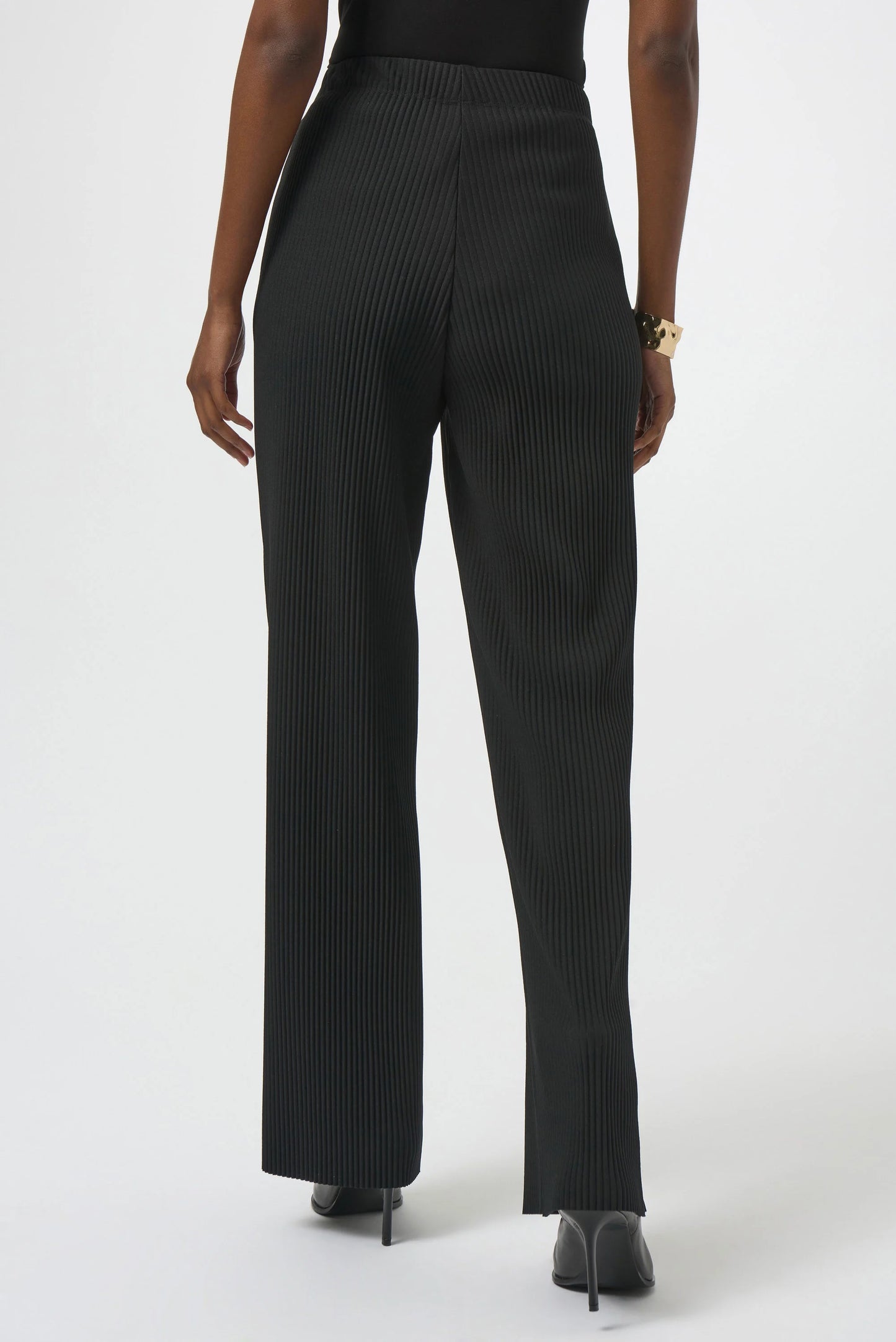 Joseph Ribkoff Pleated Scuba Crepe Wide-Leg Pants 254006