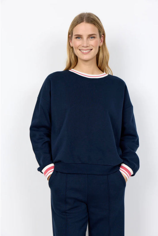 Soya Concept Angelin Sweatshirt Navy
