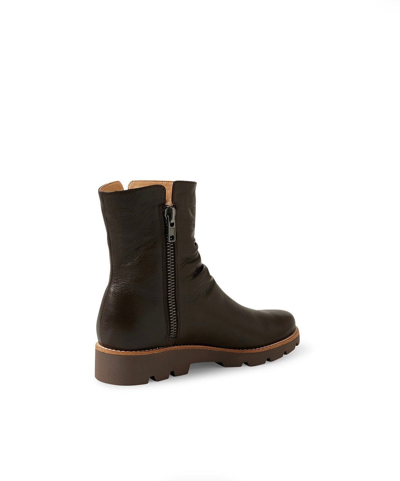 Django & Juliette Dixeya Ankle Leather Boots Chocolate