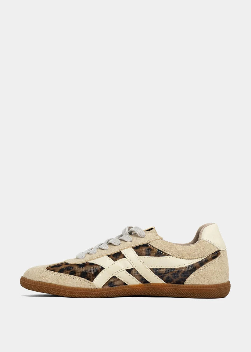 Shu Shop Sasha Sneaker Leopard Mesh