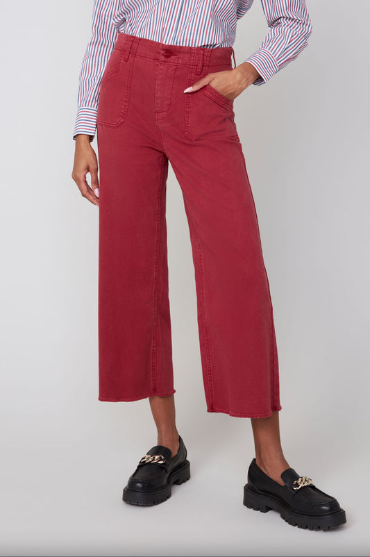 Renuar Cropped High Waisted Pants Porto