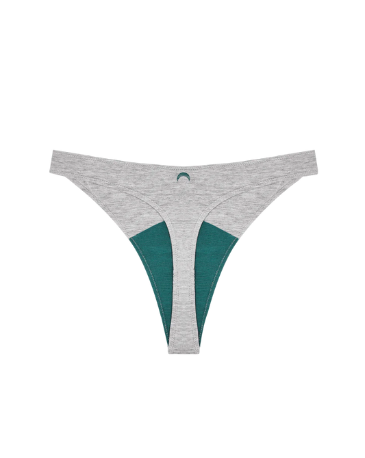 Huha High Rise Thong Mineral Undies Grey