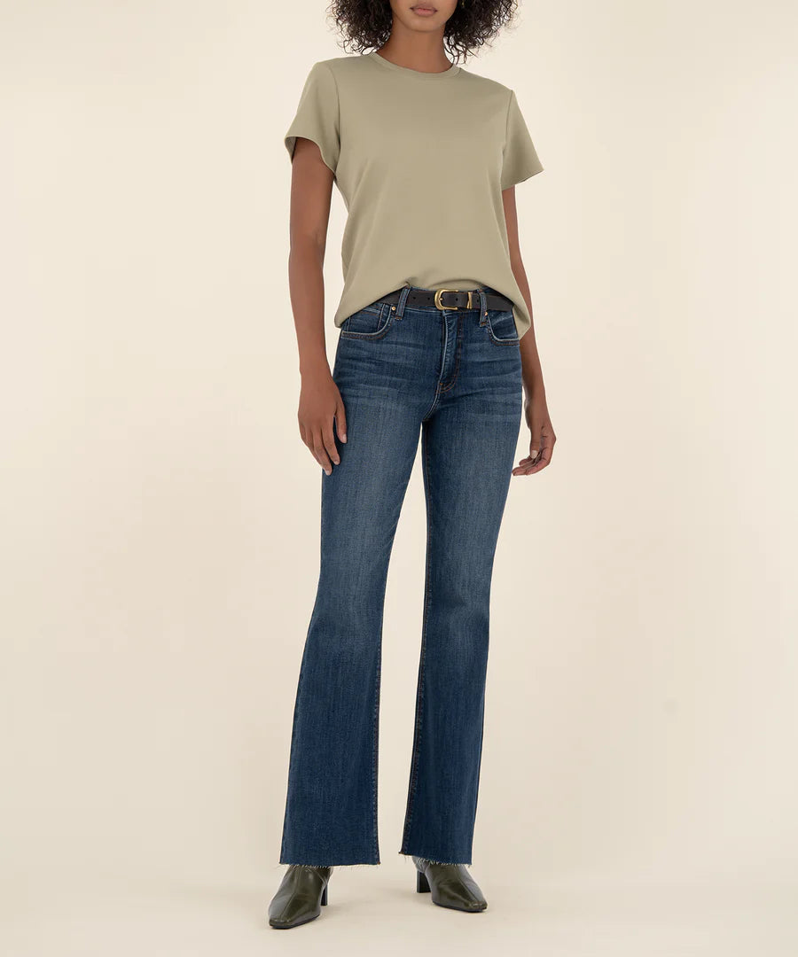 Kut Stella High Rise Flare Jeans Intriguing