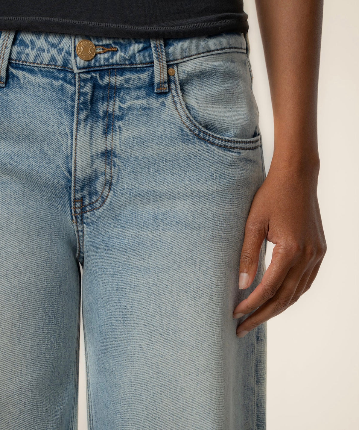 Kut Selena Baggy Low Rise Jeans