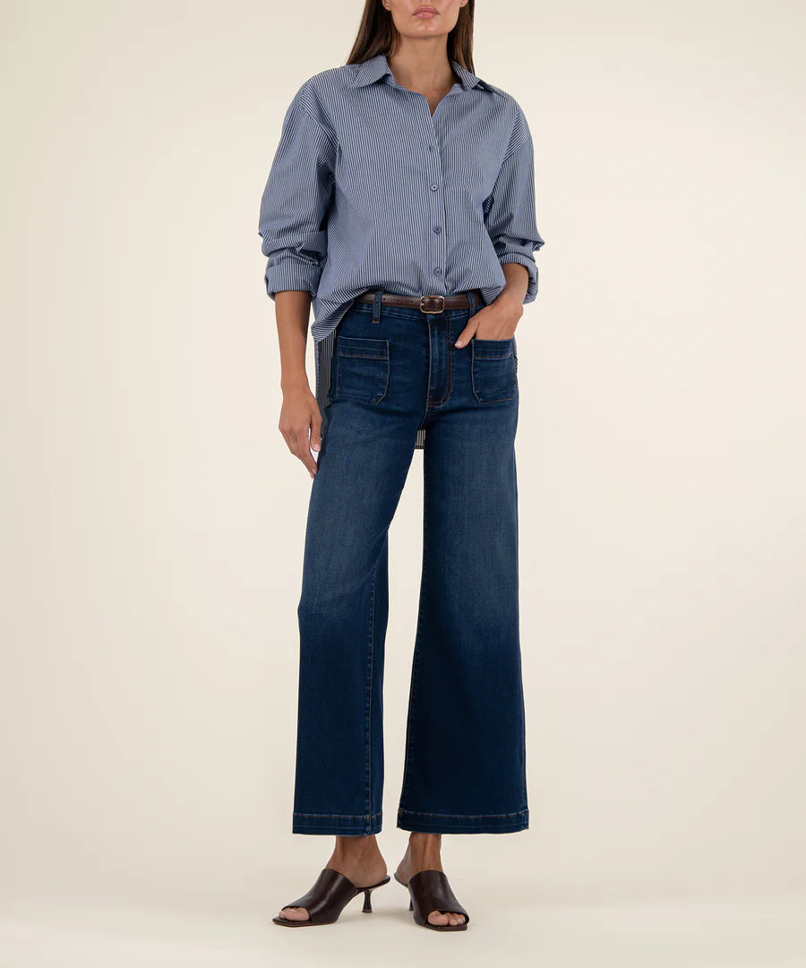 Kut Meg Wide Leg Jeans Contentment