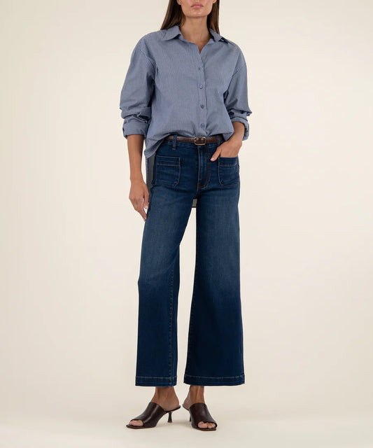 Kut Meg Wide Leg Jeans Contentment