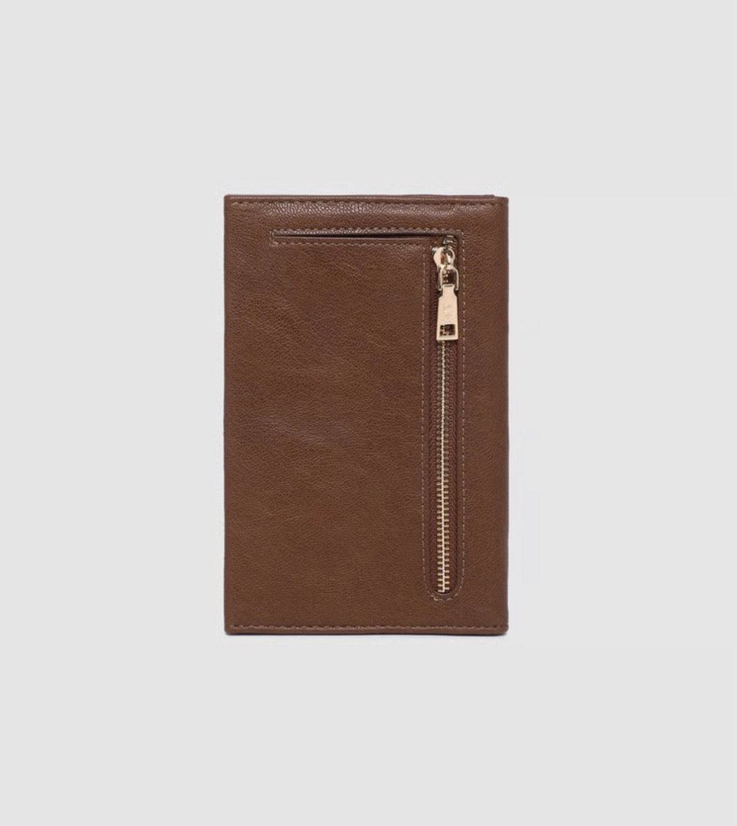 Louenhide Venice Passport Holder Saddle Cognac