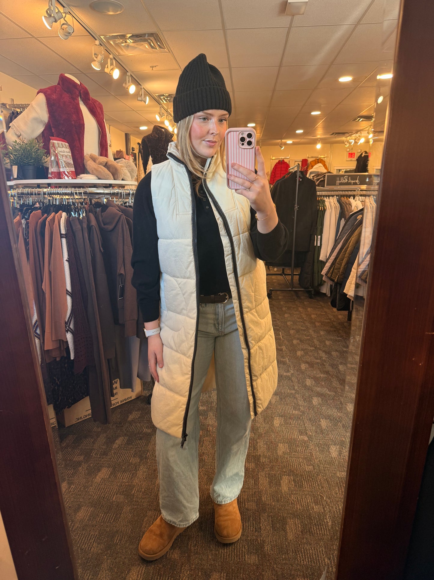 Lyla & Luxe Eco Knit Beanie Black