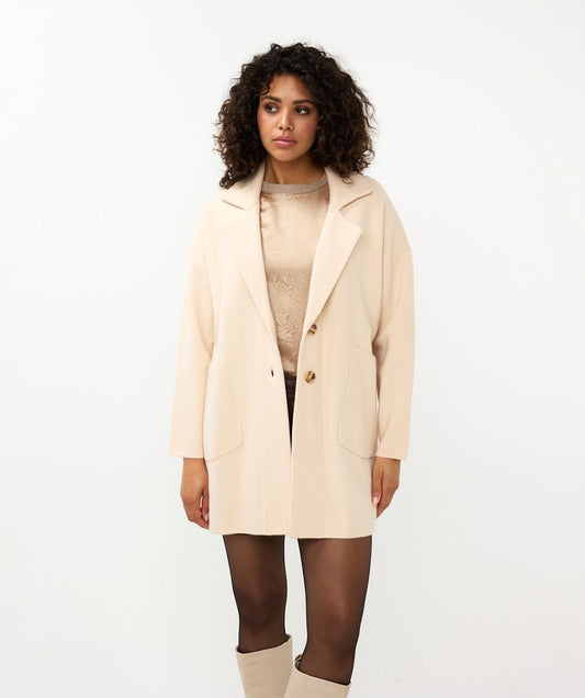 Esqualo Cardigan Blazer Biscuit