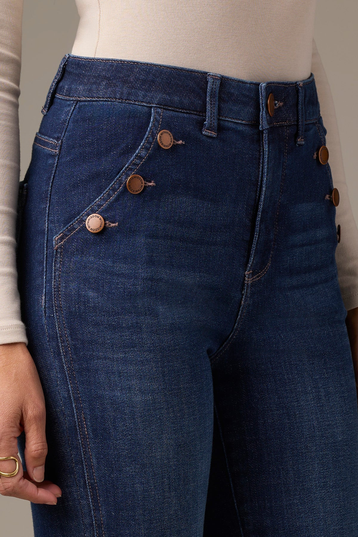 Wit & Wisdom Skyrise Long Flare Jeans Indigo