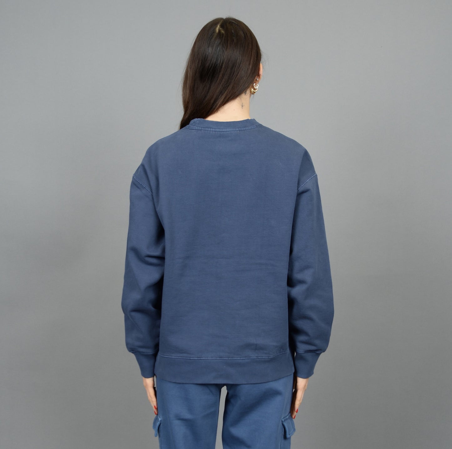 RD Style Christa Fleece Crewneck/Sweatshirt Dark Blue