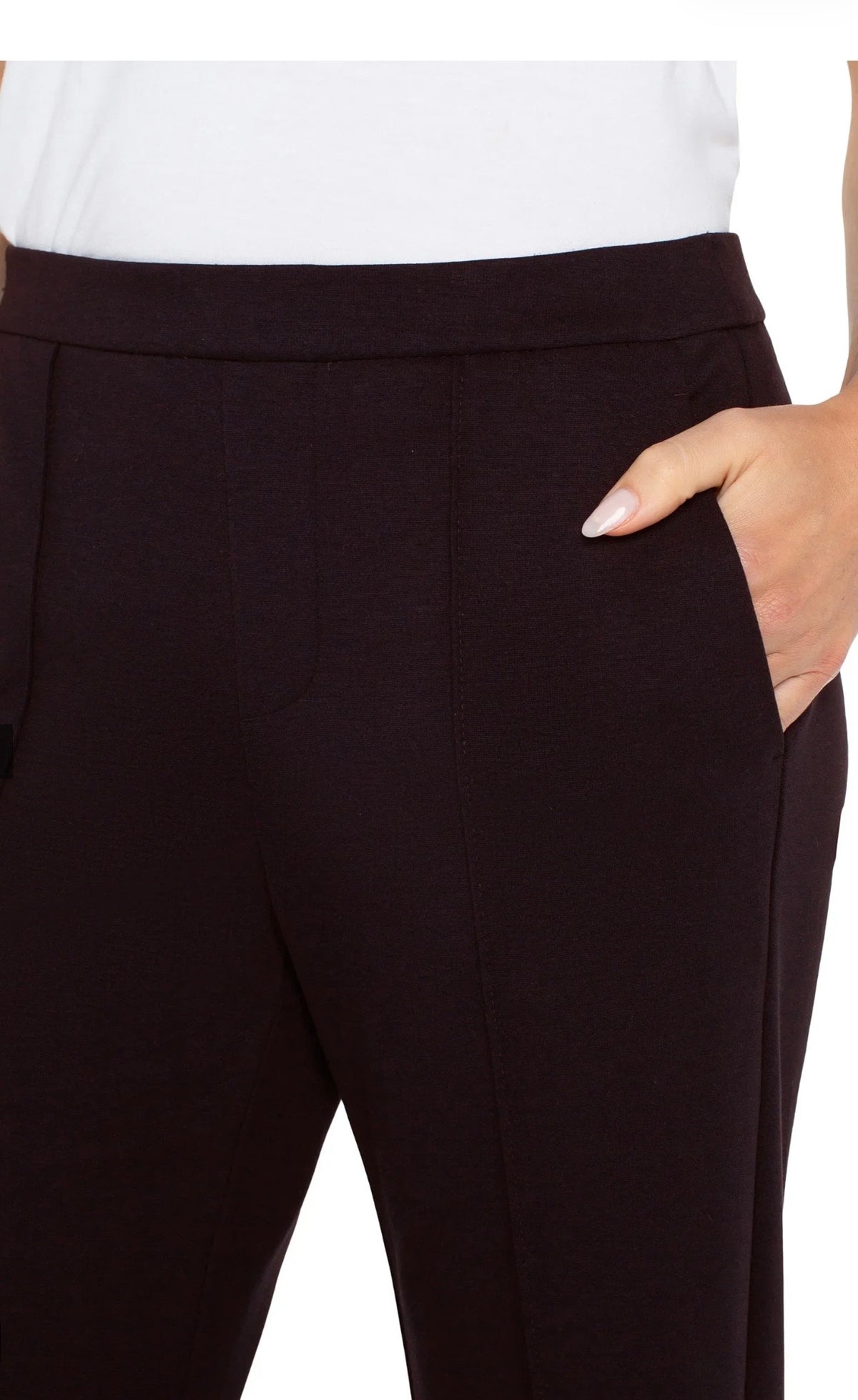 Wide Leg Pull-on Trouser