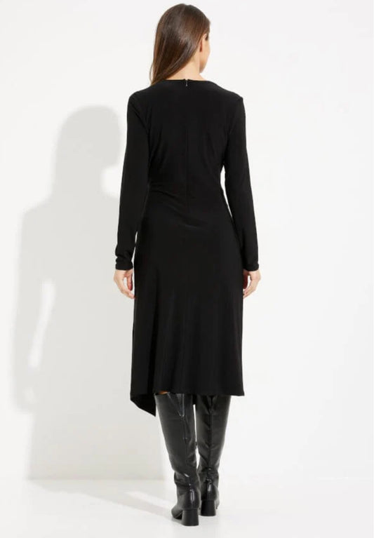 Joseph Ribkoff Fit and Flare Chain Buckle Dress 233164