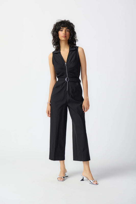 Sleeveless Micro Twill Jumpsuit
241101