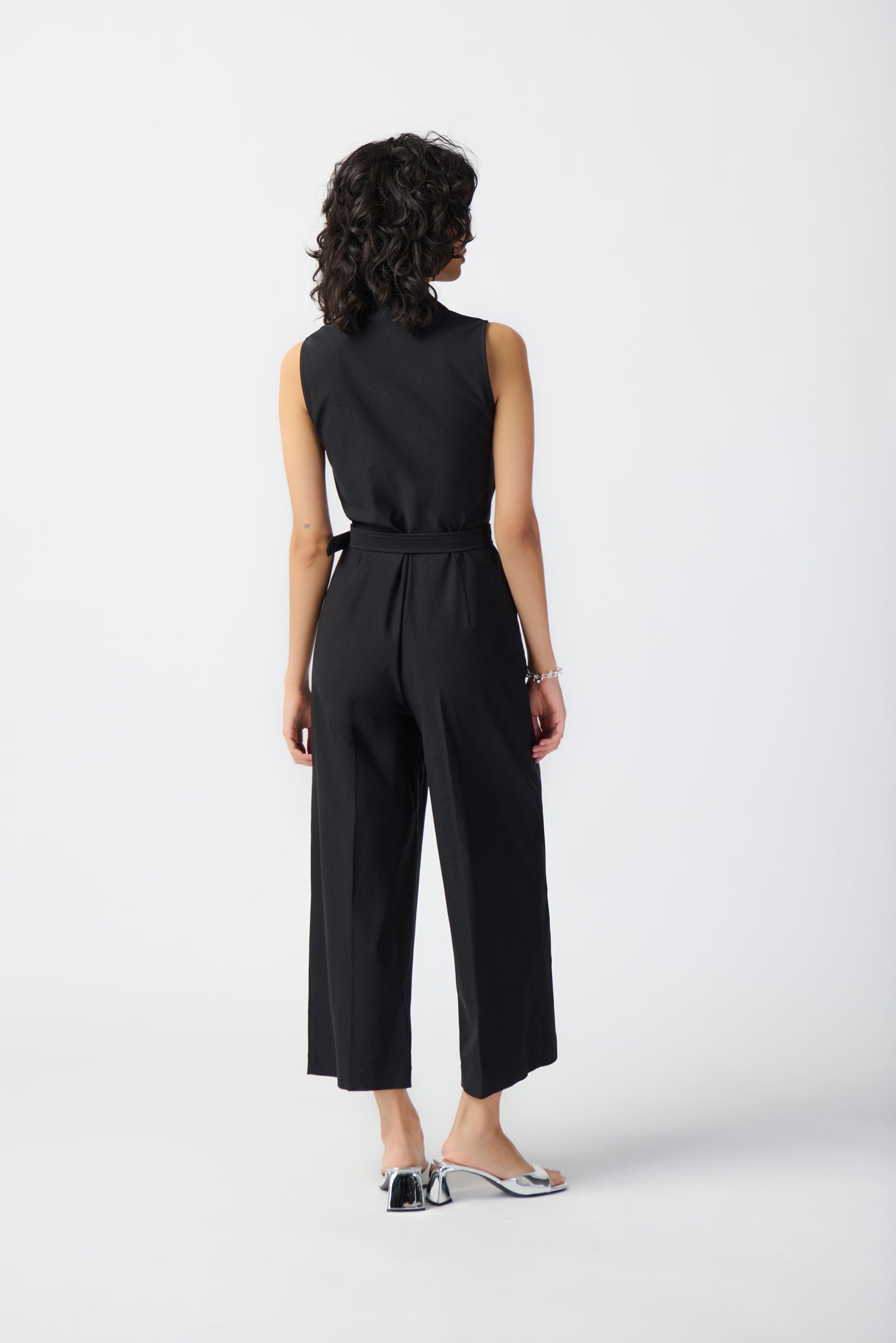 Sleeveless Micro Twill Jumpsuit
241101