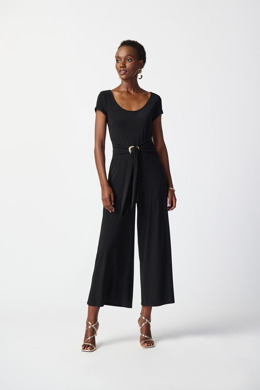 Joseph Ribkoff Silky Knit Culotte Leg Jumpsuit