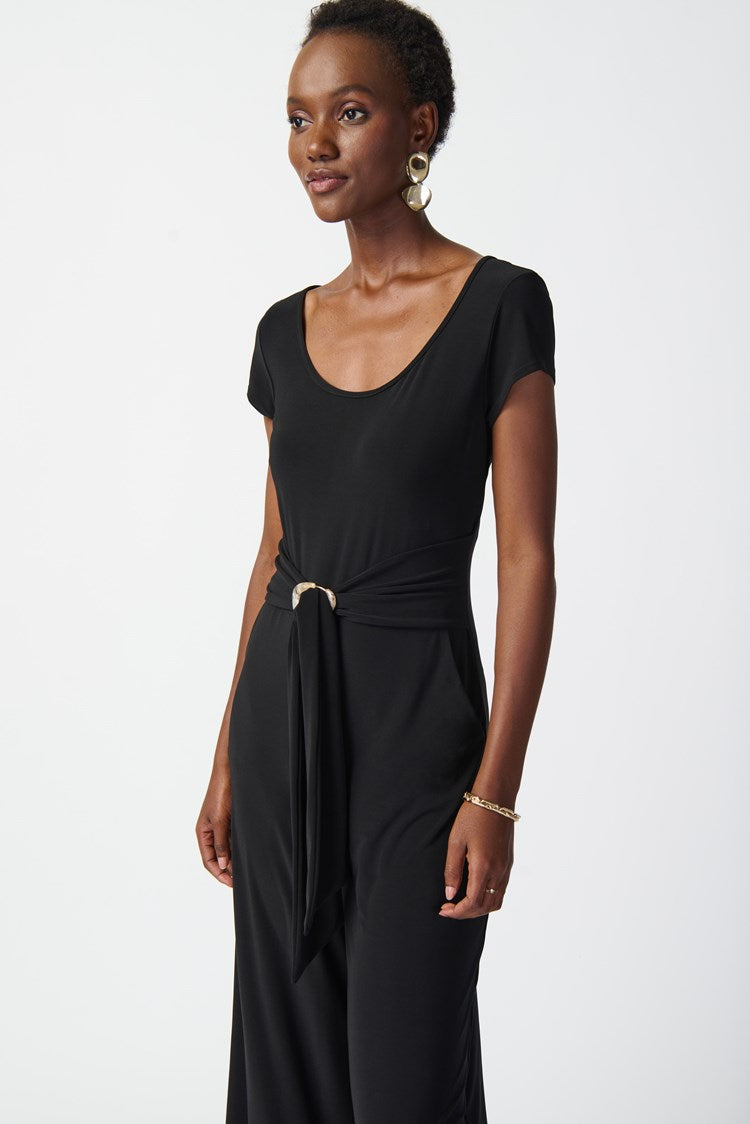 Joseph Ribkoff Silky Knit Culotte Leg Jumpsuit