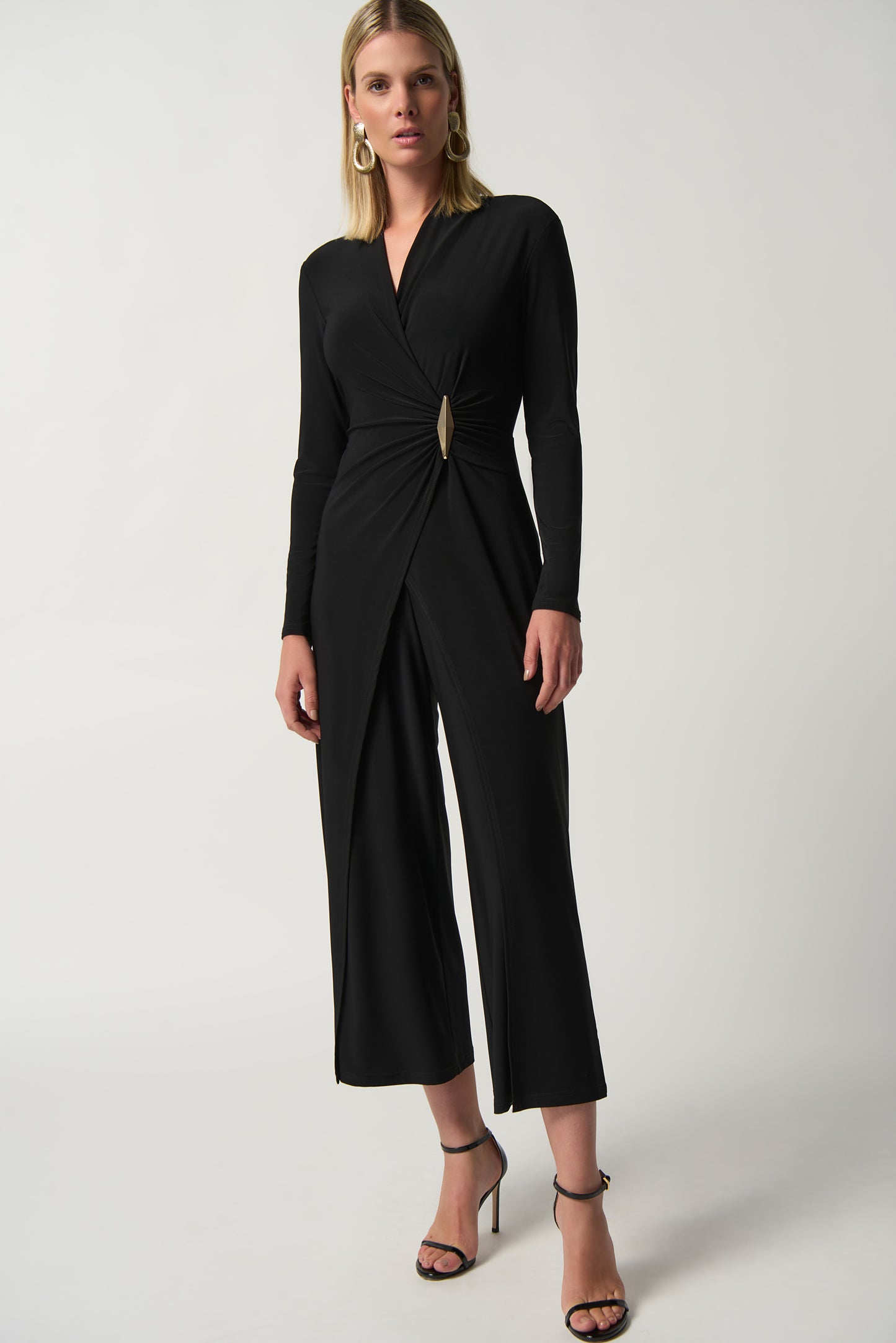 Wrap Culotte Jumpsuit