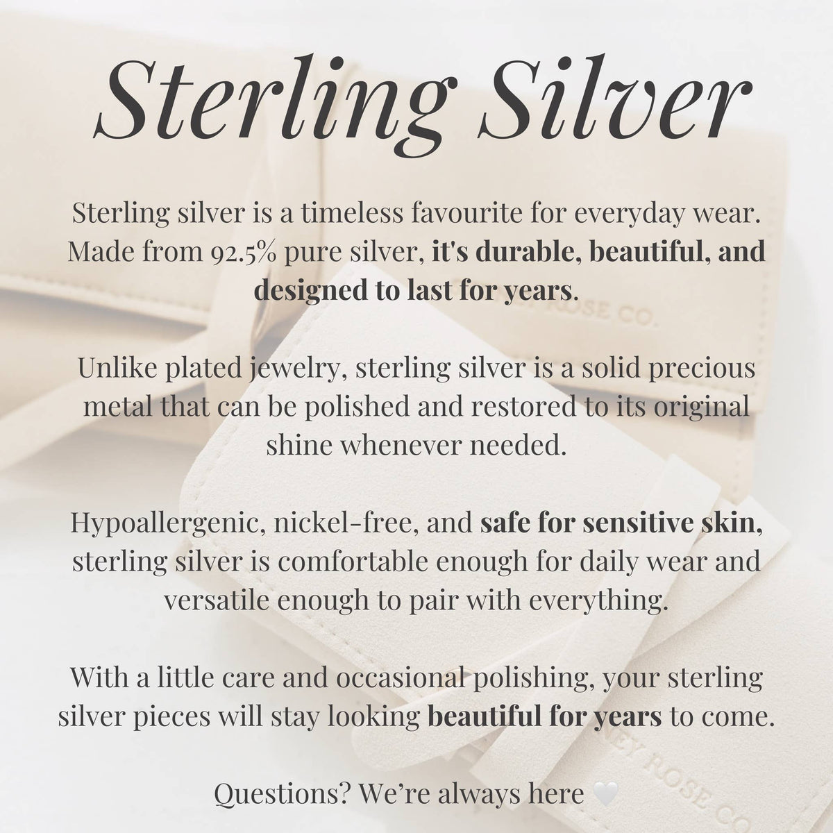 Sydney Rose Wren Hoops Sterling Silver