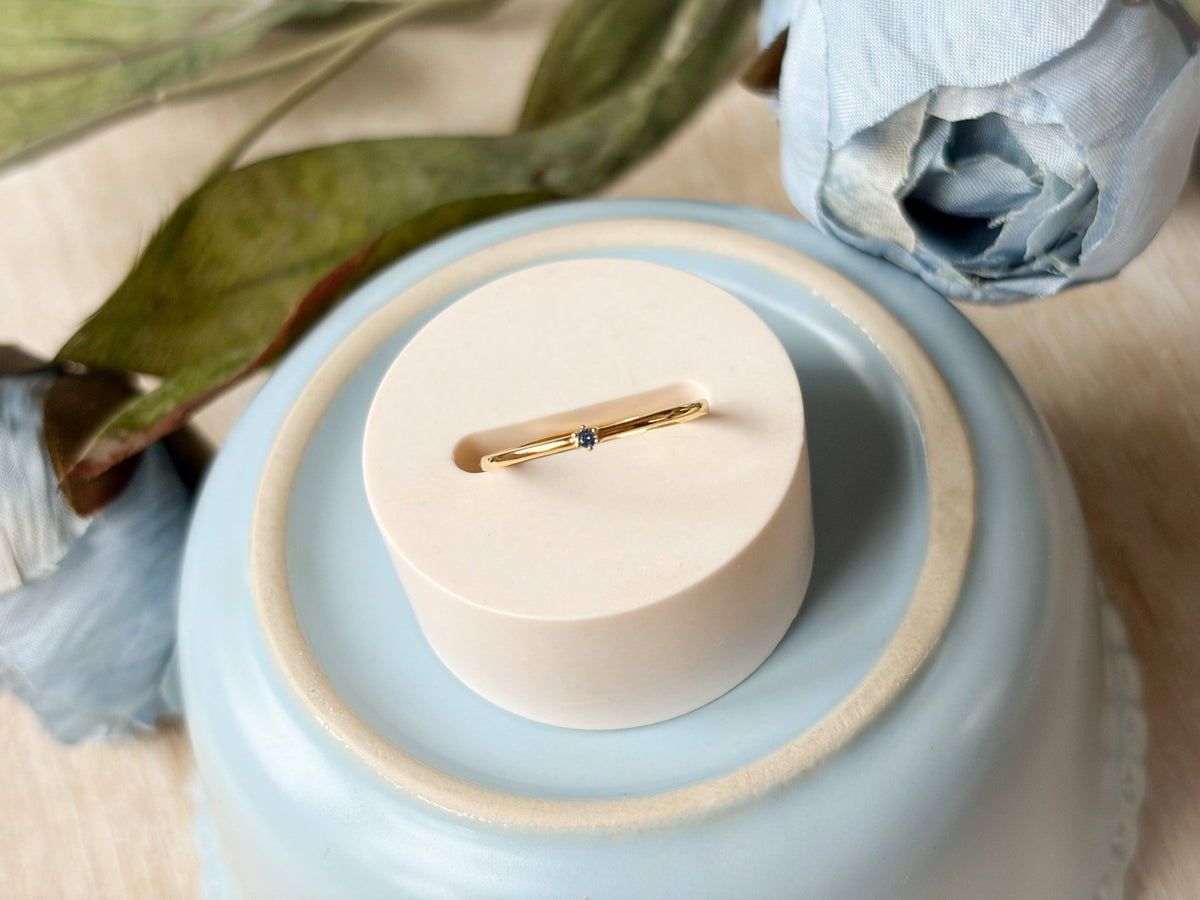 Agaveh Girl Micro Sapphire Ring
