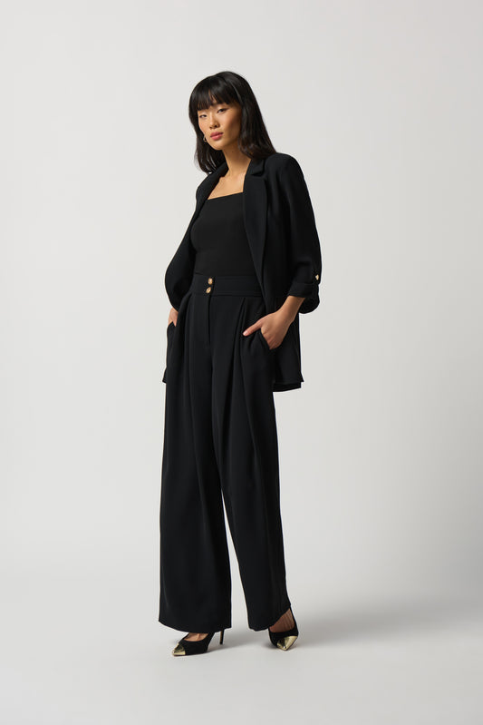 Woven Wide-Leg Pants 233043