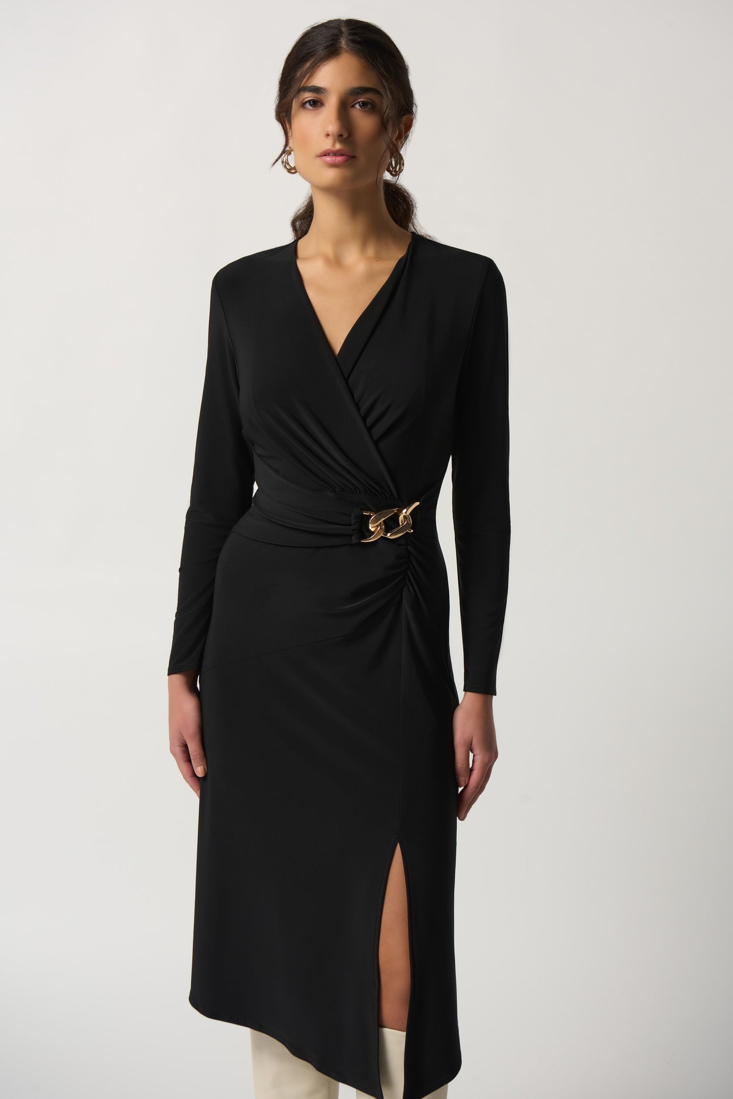 Long Sleeve Wrap Dress 233164